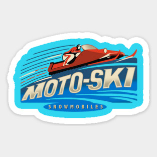 Moto Ski Snowmobiles Canada Sticker