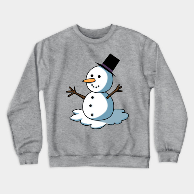 SNOWMAN Crewneck Sweatshirt by droidmonkey