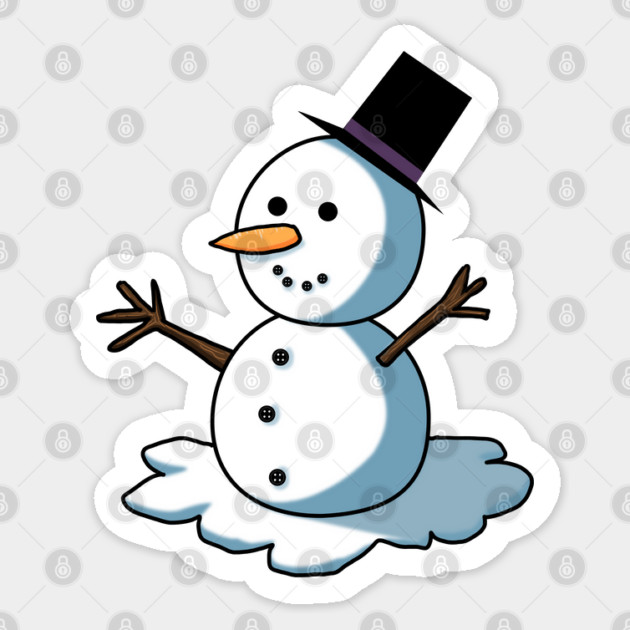 SNOWMAN Sticker by droidmonkey