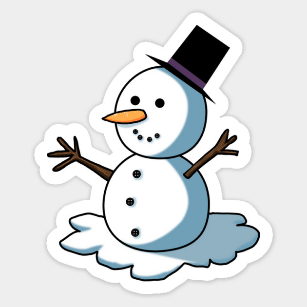 SNOWMAN Magnet by droidmonkey