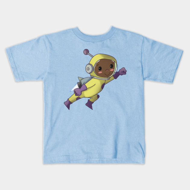 SPACE BOY Kids T-Shirt by droidmonkey