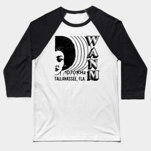 1070 AM WANM Tallahassee  Soul Radio Station Baseball T-Shirt