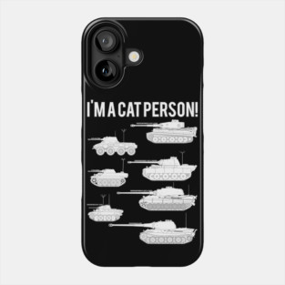 Im a cat person (7 German cats) Phone Case
