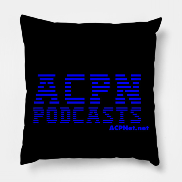 ACPN - 1980s Computer Logo Variant Pillow by Art Comedy Pop-Culture Network!