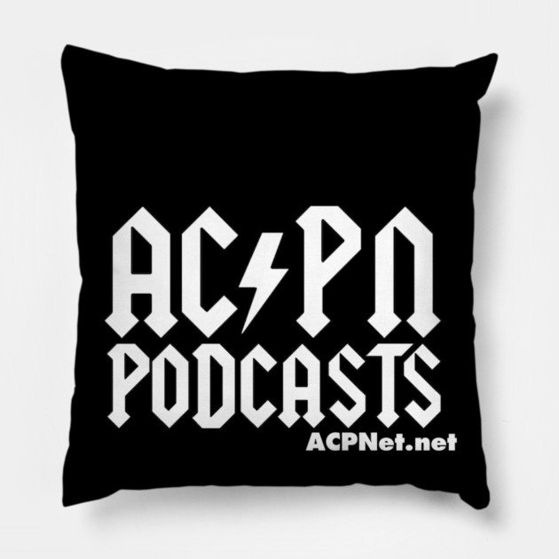 ACPN - Scotch-Aussie Rock Band Logo Variant Pillow by Art Comedy Pop-Culture Network!