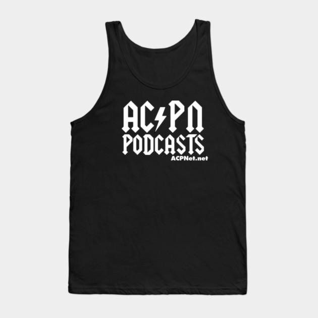 ACPN - Scotch-Aussie Rock Band Logo Variant Tank Top by Art Comedy Pop-Culture Network!