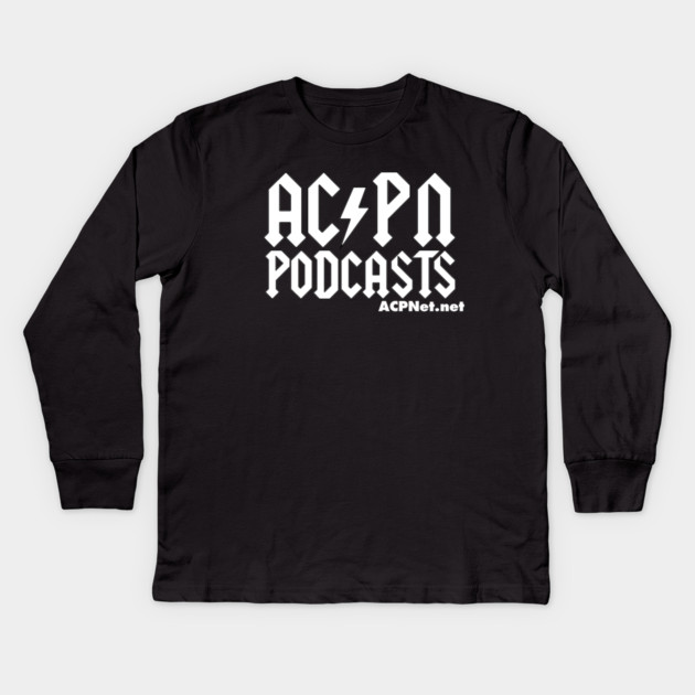 ACPN - Scotch-Aussie Rock Band Logo Variant Kids Long Sleeve T-Shirt by Art Comedy Pop-Culture Network!