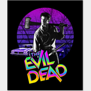 The Evil Dead - retrowave Posters and Art