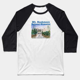 Mt. Rushmore National Memorial, South Dakota Baseball T-Shirt