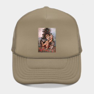 Cats Christmas by Louis Wain Hat