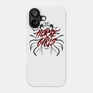 Metal Horse Girls - Black Design Phone Case