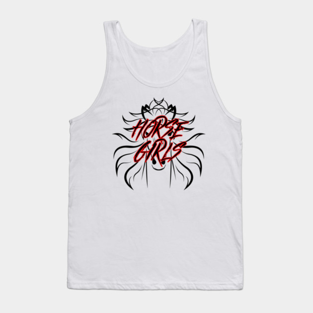 Metal Horse Girls - Black Design Tank Top by Horse Girls