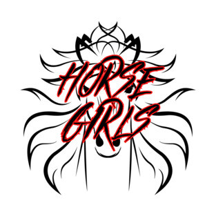 Metal Horse Girls - Black Design T-Shirt