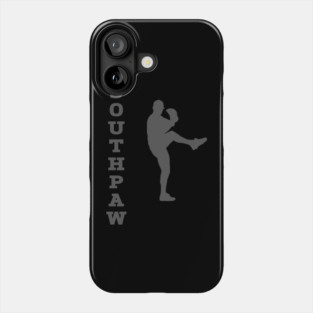 Southpaw Left Handed Baseball Lefty Pitcher Baseball Lingo Phone Case
