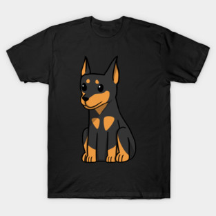 Miniature Pinscher Cute Cartoon T-Shirt
