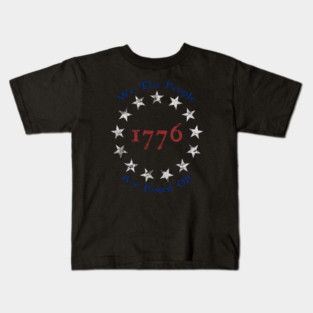 Vintage 1776 Betsy Ross Stars We The People Are Pissed Off Kids T-Shirt