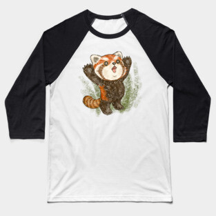 Banzai red panda Baseball T-Shirt