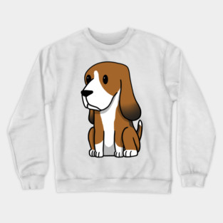 Basset Hound Cute Cartoon Crewneck Sweatshirt