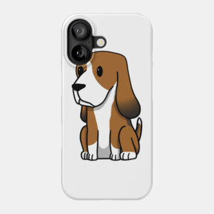 Basset Hound Cute Cartoon Phone Case