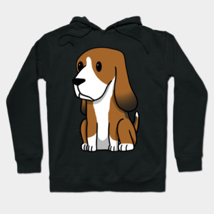 Basset Hound Cute Cartoon Hoodie