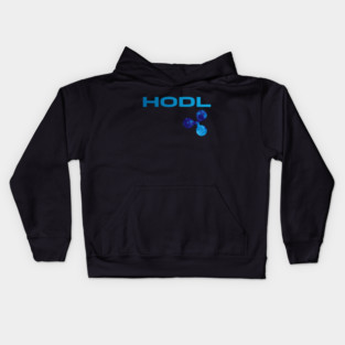 HODL, ripple, XRP, To the moon Kids Hoodie