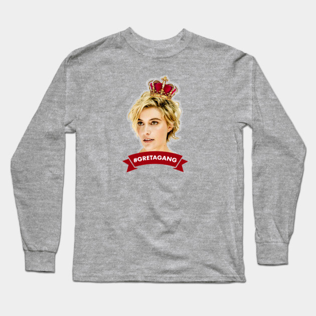 Greta Gang Greta Gerwig Long Sleeve T-Shirt TeePublic