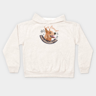 My Best Friend is an Australian Cattle Dog - Red Kids Hoodie