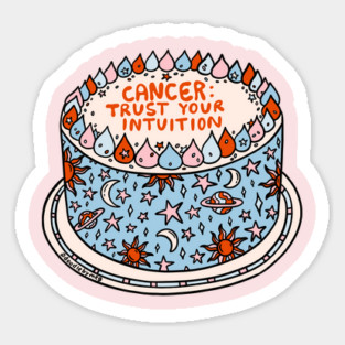 Cancer Cake Sticker
