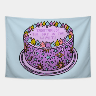 Sagittarius Cake Tapestry