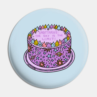 Sagittarius Cake Pin