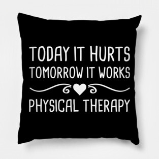 Cute Therapist Physical Therapy Graphic Pillow