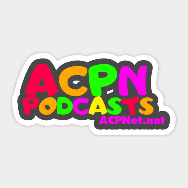 ACPN - Defunct Toy Store Logo Variant Sticker by Art Comedy Pop-Culture Network!
