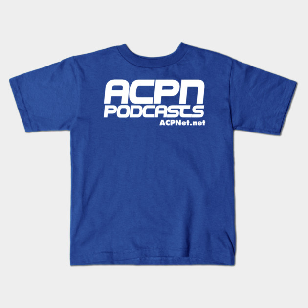 ACPN - 1990s Blue Cola Logo Variant Kids T-Shirt by Art Comedy Pop-Culture Network!
