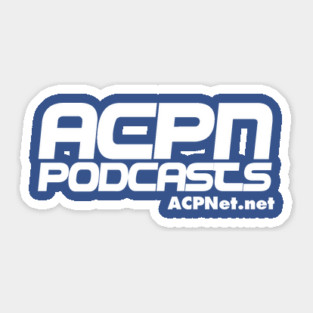 ACPN - 1990s Blue Cola Logo Variant Sticker