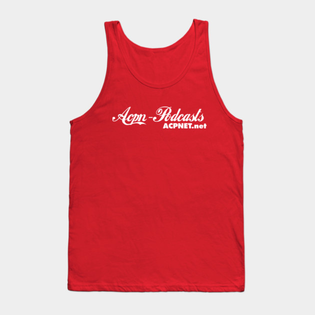 ACPN - Red Cola Logo Variant Tank Top by Art Comedy Pop-Culture Network!