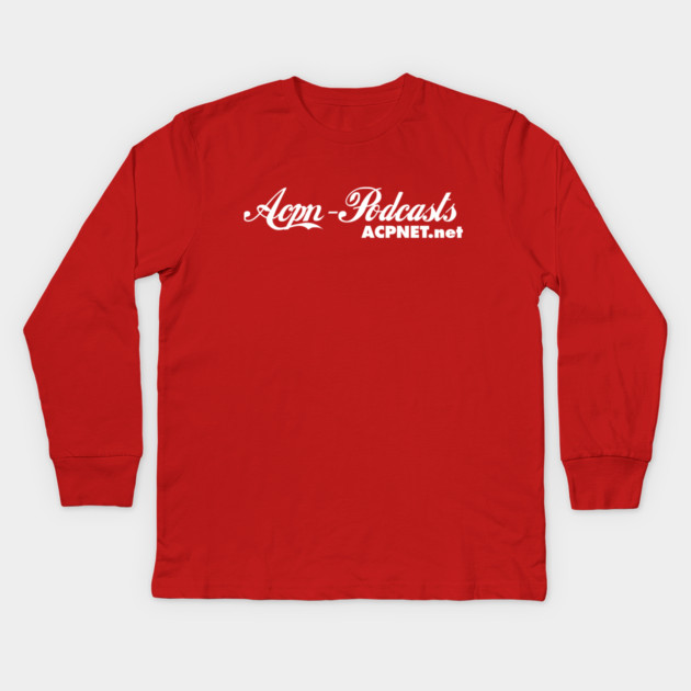 ACPN - Red Cola Logo Variant Kids Long Sleeve T-Shirt by Art Comedy Pop-Culture Network!