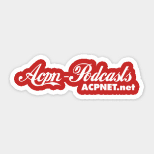 ACPN - Red Cola Logo Variant Sticker