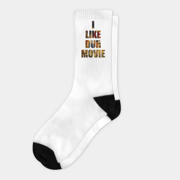 Swimcast: I LIKE DUH MOVIE Socks by Art Comedy Pop-Culture Network!