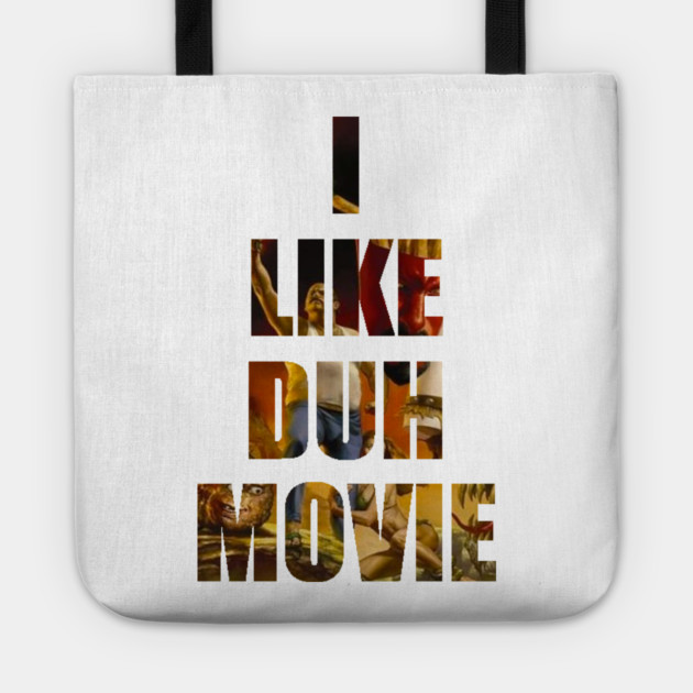 Swimcast: I LIKE DUH MOVIE Tote by Art Comedy Pop-Culture Network!