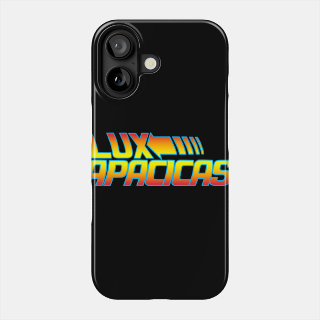 Flux Capacicast - BTTF Logo Design Phone Case by Art Comedy Pop-Culture Network!