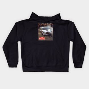 rallye historic 1983 Kids Hoodie