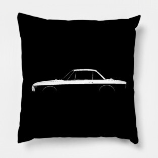 Lancia Fulvia 1600 HF Corsa Silhouette Pillow