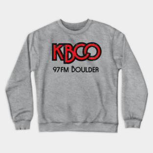 KBCO Boulder / 70s Radio Station Crewneck Sweatshirt