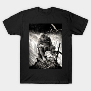 Captive Angel Sleeping Nephilim Giant T-Shirt