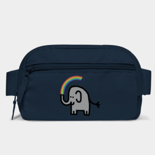 Cute Animals Elephant Spits Rainbow Bag