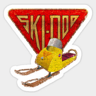 Vintage Ski Doo Sticker
