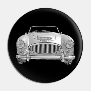 Austin-Healey 3000 Mk III 1960s British classic car Pin