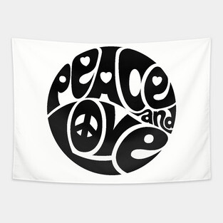 Peace and Love Tapestry