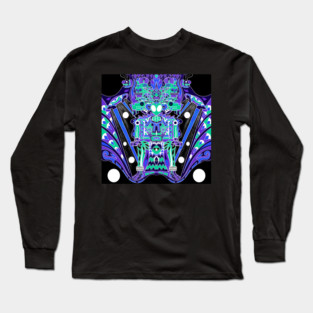 the alien mictlan portal ecopop Long Sleeve T-Shirt