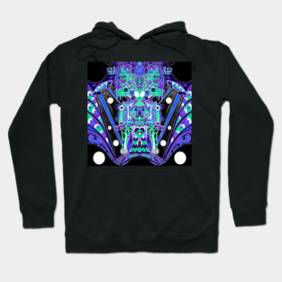 the alien mictlan portal ecopop Hoodie